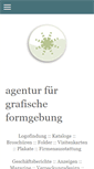 Mobile Screenshot of grafische-agentur.de
